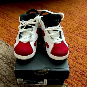 Jordan 6 Retro size 9c CARMINE
